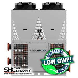 Air-Source Modular Chillers: Simultaneous Heating & Cooling (SHC) Heat Pumps (UAU) - 4-Pipe, Low GWP Series - size 30 shown